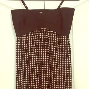 Knee length bandeau top dress